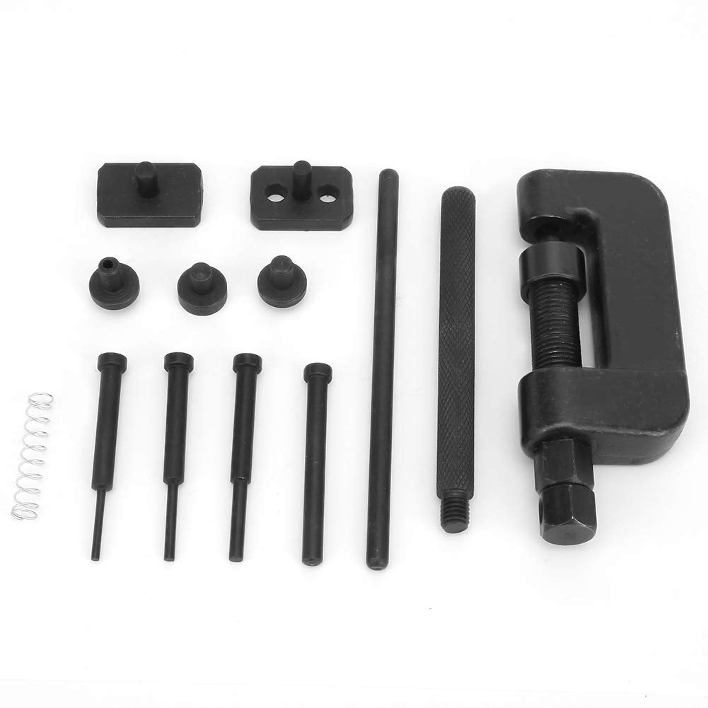 13PC Motorcycle Chain Breaker Rivet Tool Set with Carrying Case H74355