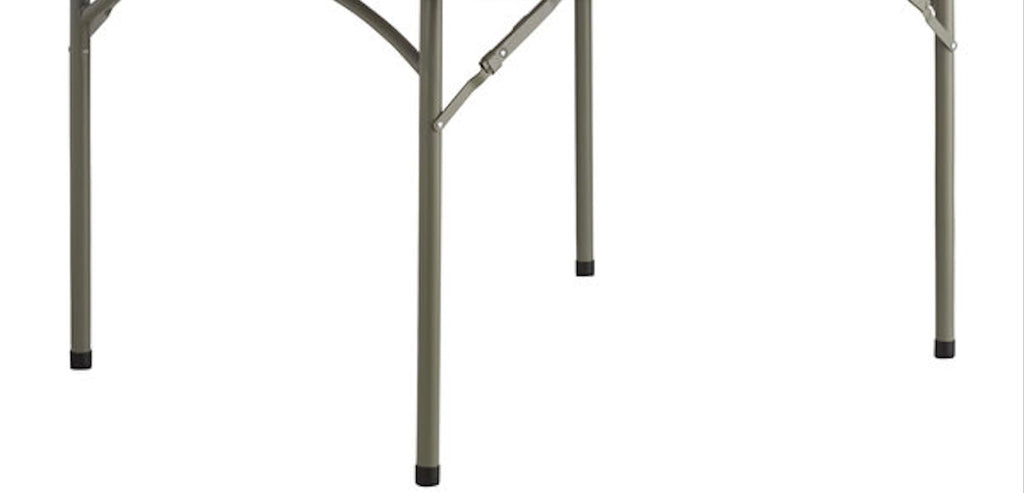 72-Inch Round Granite White Plastic Folding Table M459