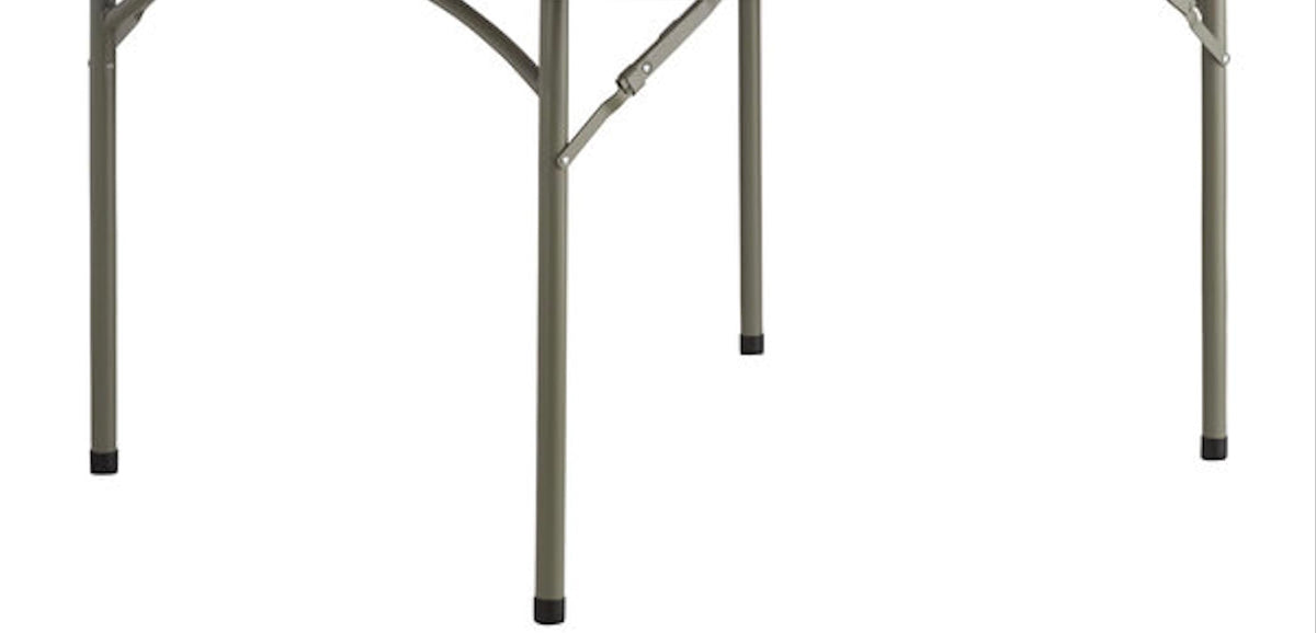 72-Inch Round Granite White Plastic Folding Table M459