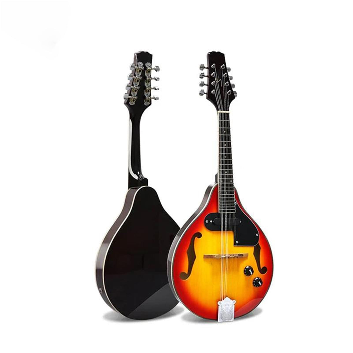Spruce 8 Strings Hollow F Sound Hole Sunburst Electric Mandolin C2705