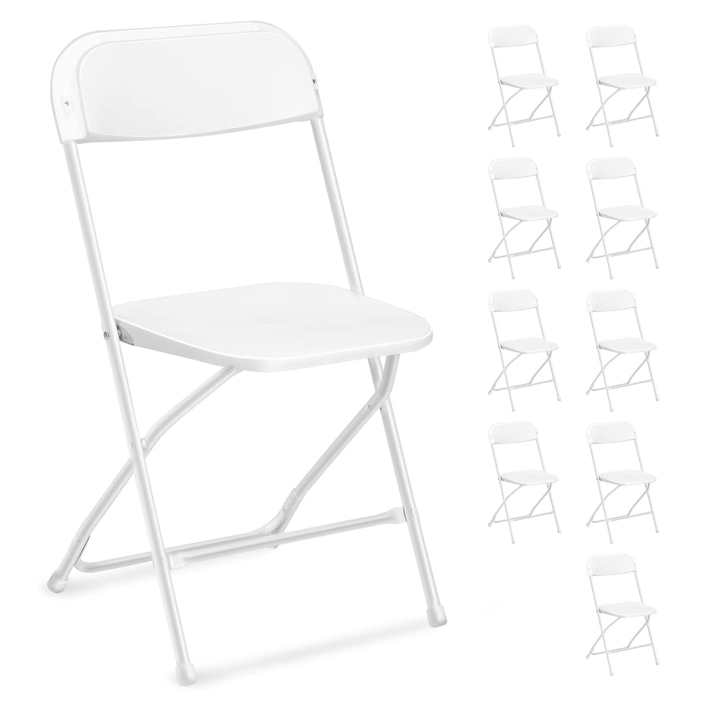 White 10 Pack Folding Chair X354