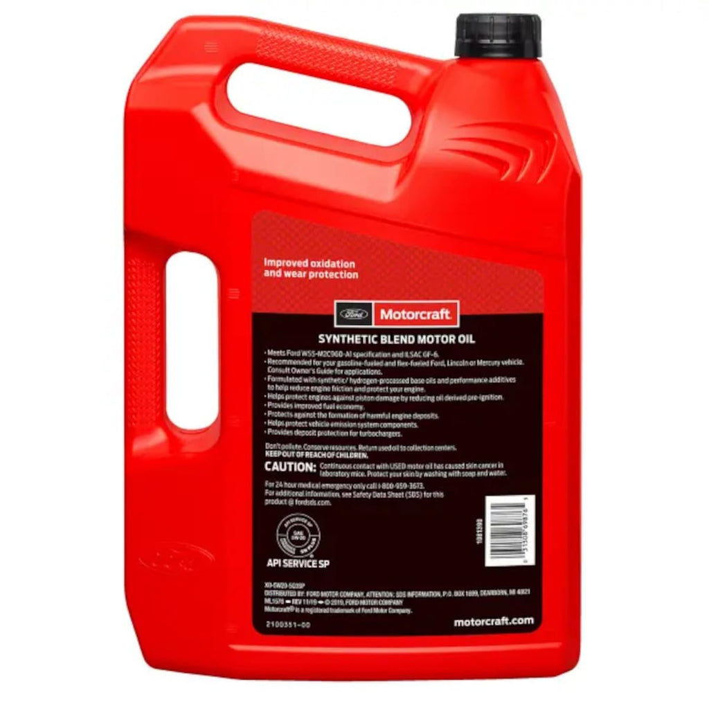 5W-20 Synthetic Blend Motor Oil 5 Quart N874