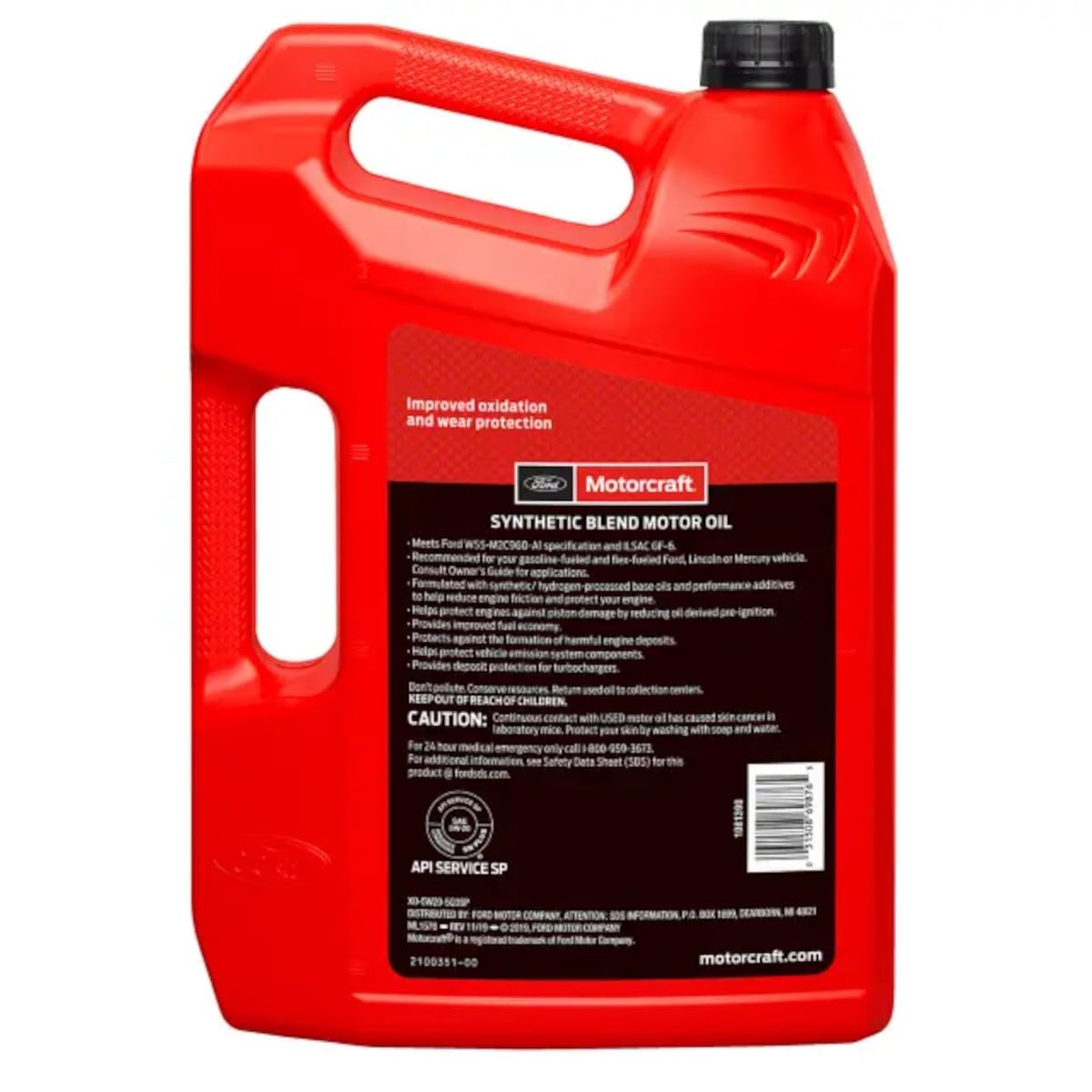 5W-20 Synthetic Blend Motor Oil 5 Quart N874
