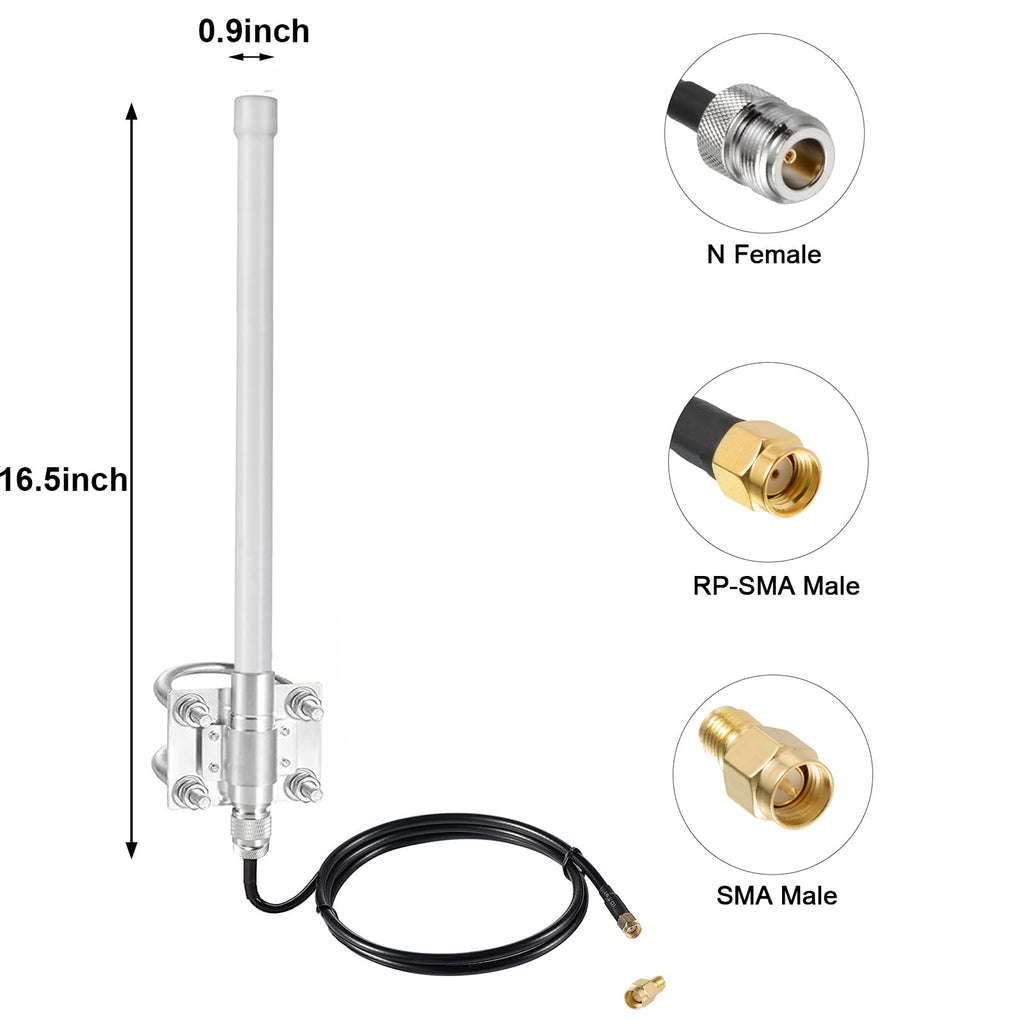 915MHz 5.8dbi Long Range Antenna with 10ft Cable H774401