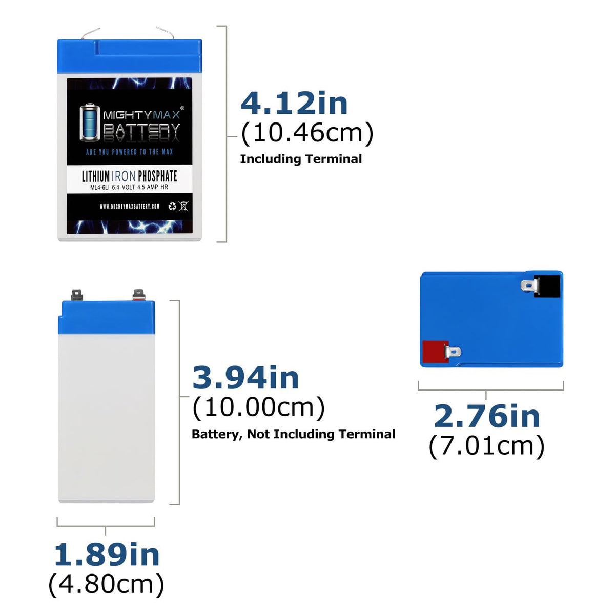 6V 4.5AH Lithium Replacement Battery O819015