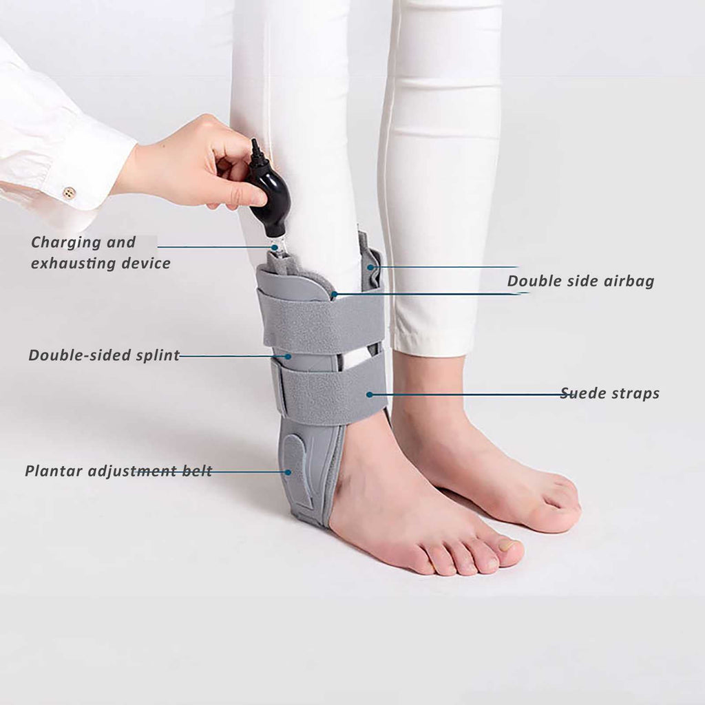 Tall Pneumatic Walking Boot Orthopedic CAM Air Walker Inflatable Leg Cast S91833