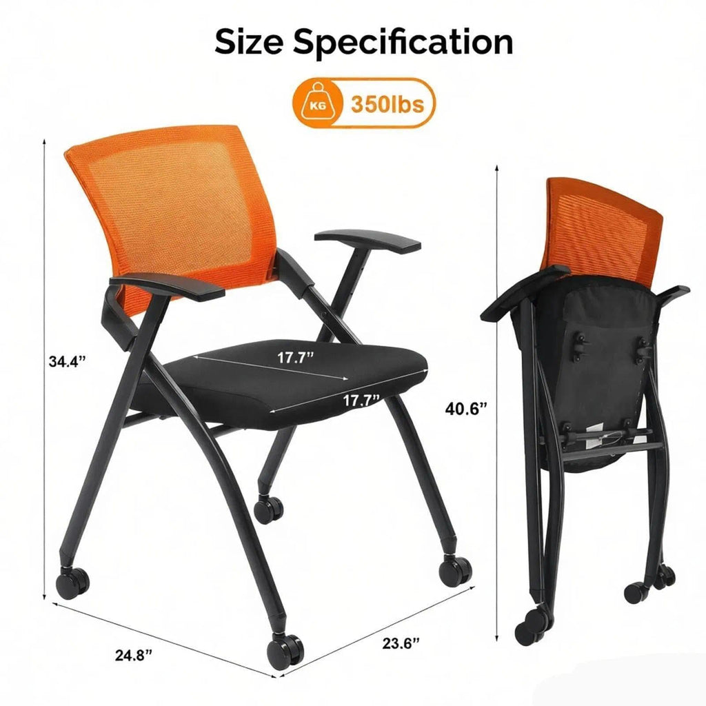Folding Chair with Wheels Y23849
