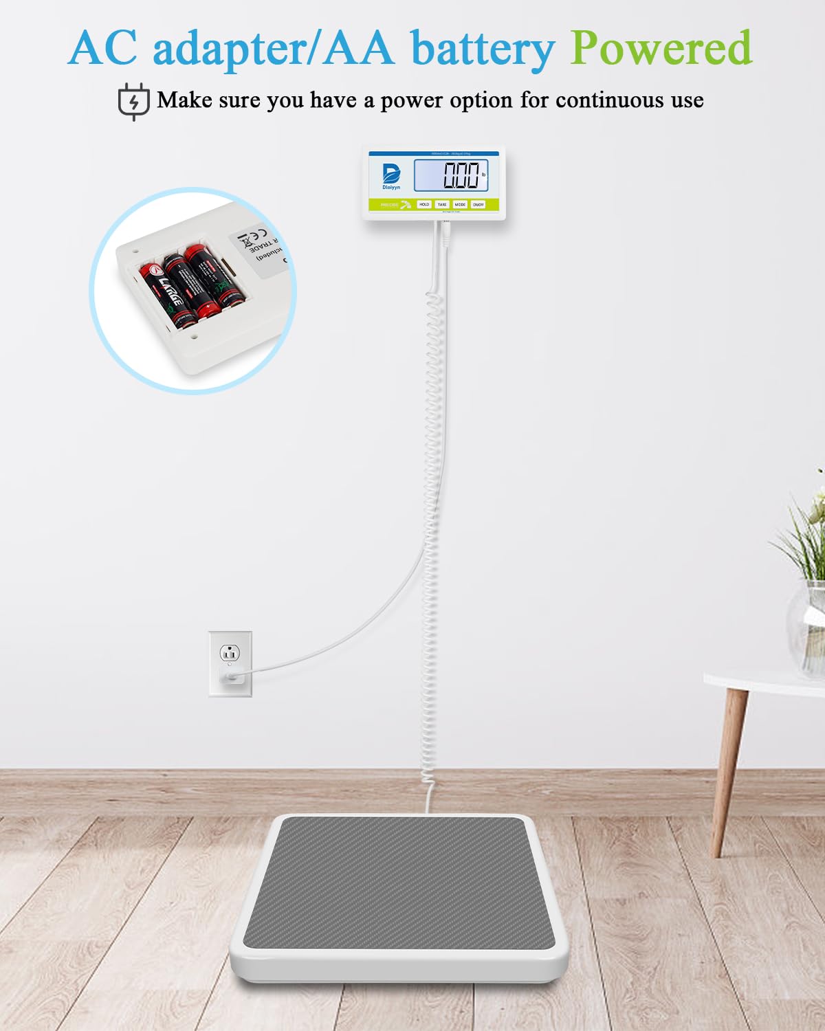 660 lb Digital Medical Floor Scale P504793