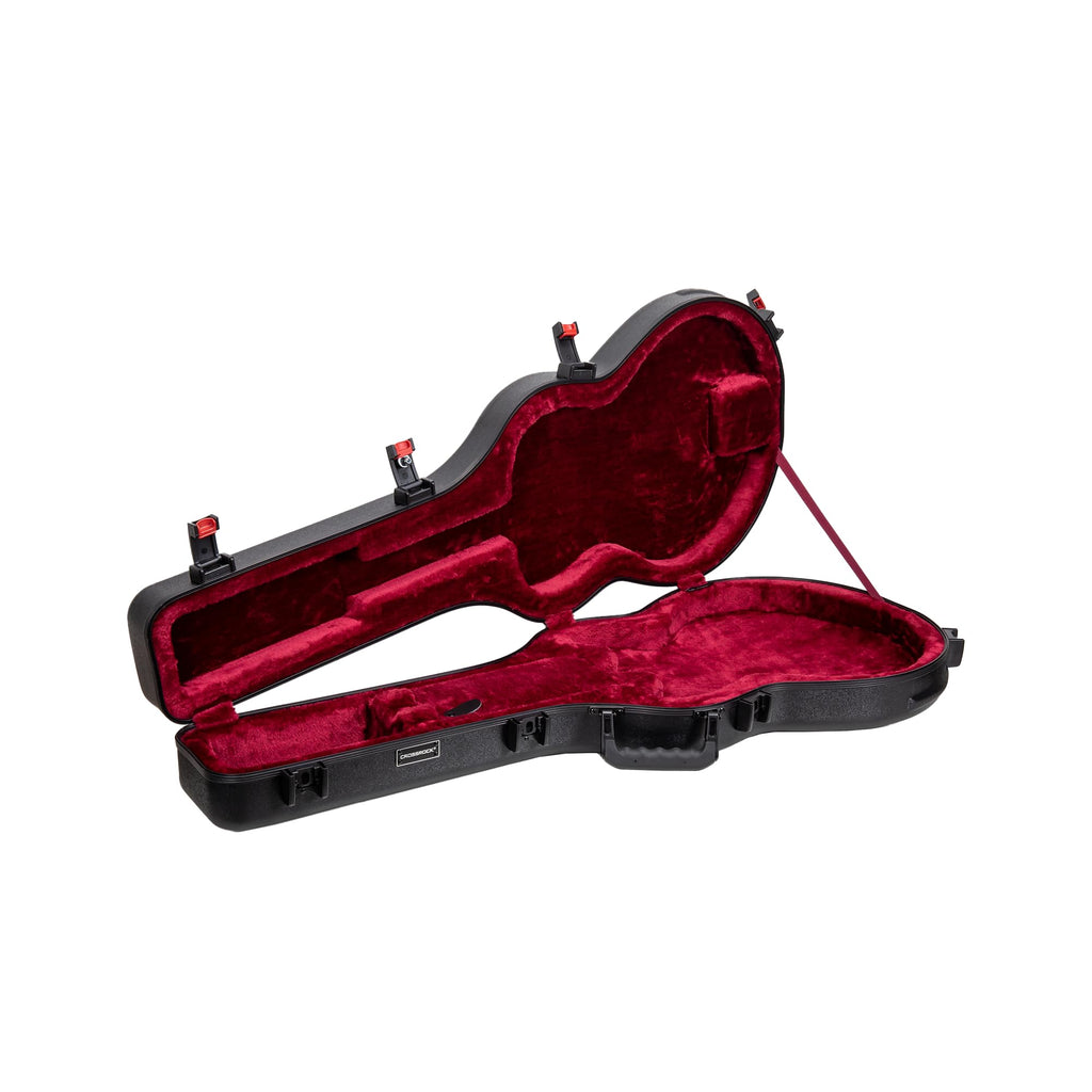 Black Semi-Hollow Electric Guitar Flight Case with Lock C88734