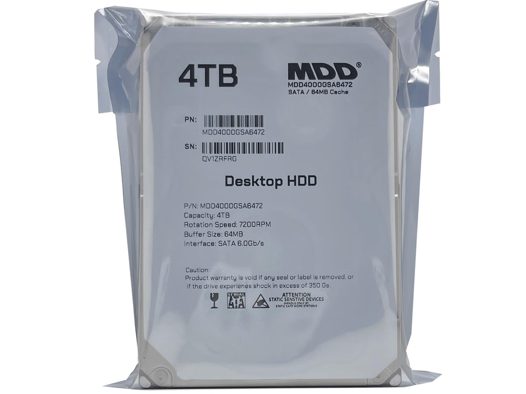 4TB 7200RPM 64MB Cache SATA 6.0Gb/s 3.5inch Internal Desktop Hard Drive W661