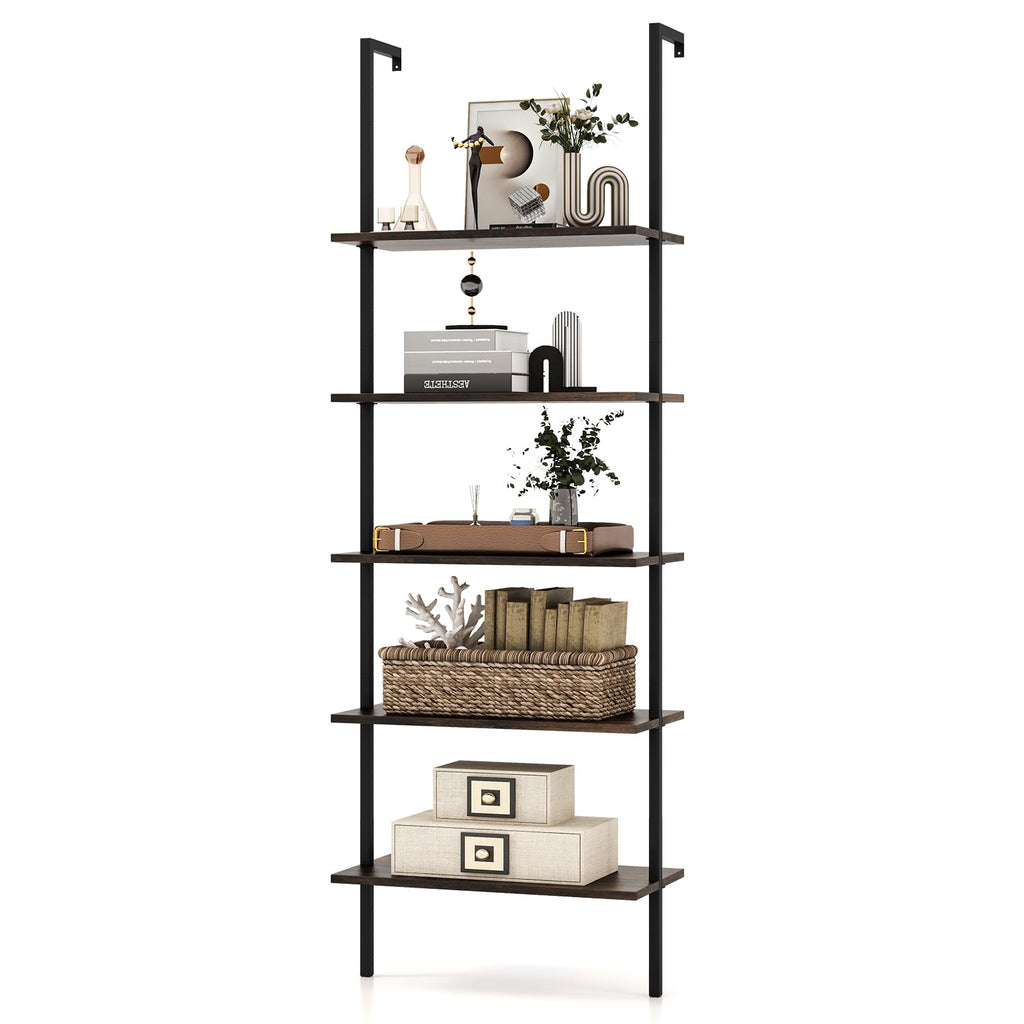 5-Tier Wall Mounted Bookshelf P90664