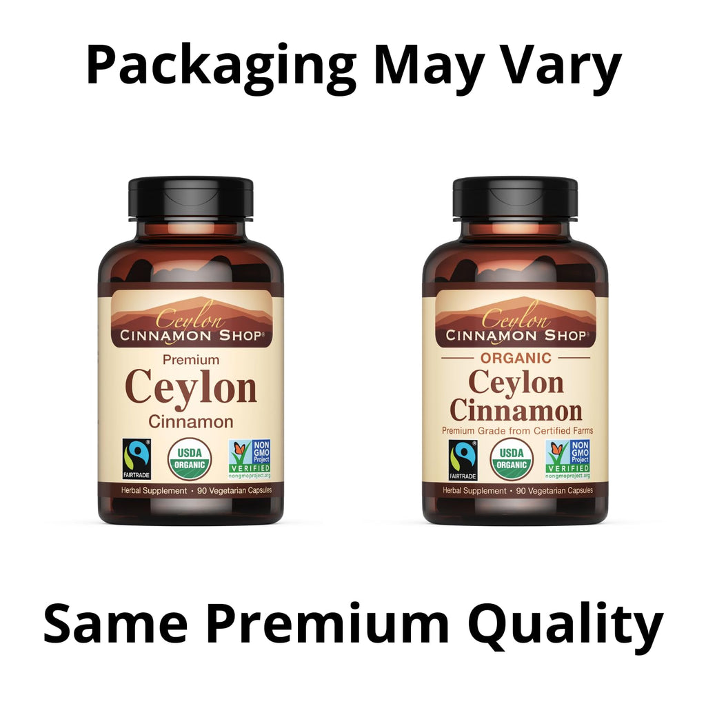 Organic Ceylon Cinnamon Capsules, 90 Count S66673