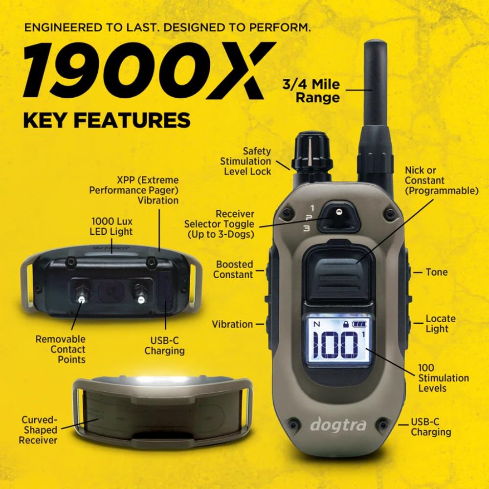 Waterproof Rechargeable Dog Training E-Collar A209