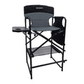 Tall Folding Director Chair with Side Table Carry Bag P210