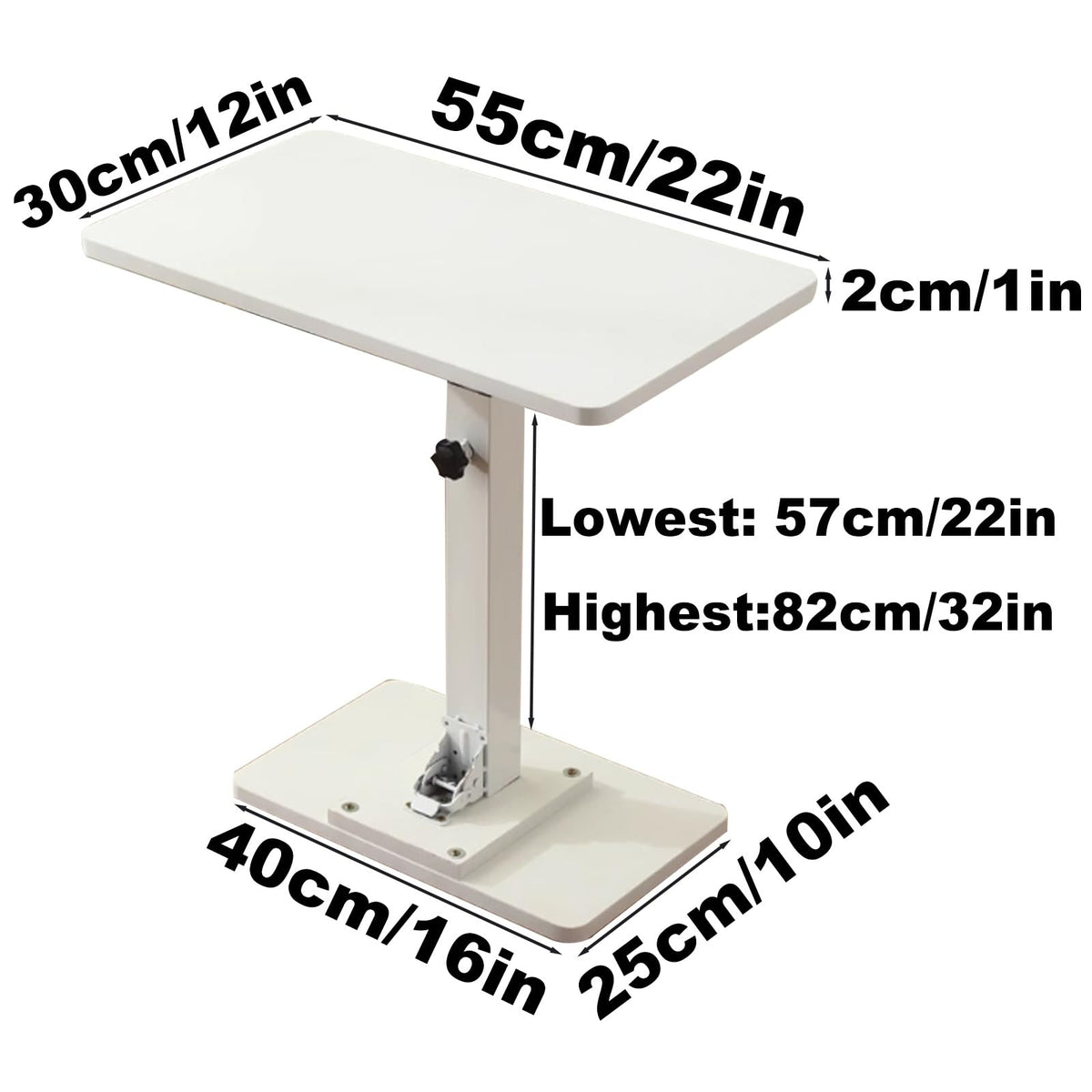 Folding Table with Adjustable Aluminum Leg O262314
