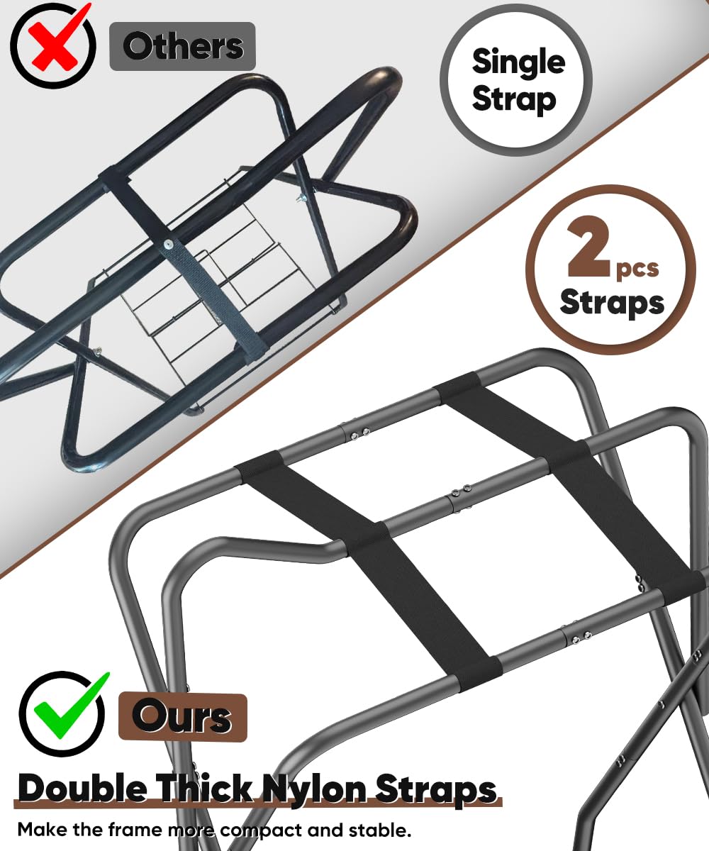 Foldable Saddle Rack with Storage F462573
