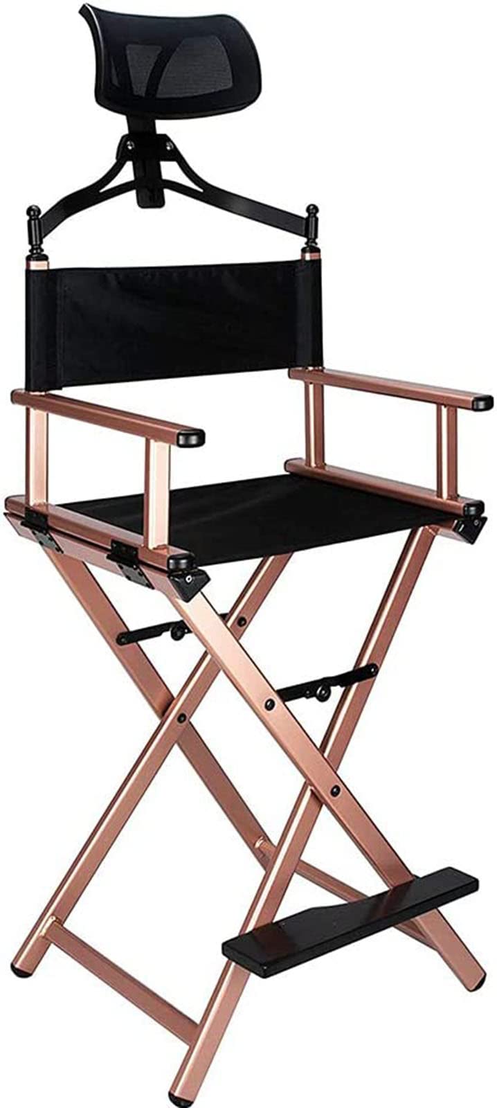 31" Tall Folding Directors Chair with Head Rest M442