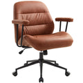 Leather Home Office Chair with Removable Armrests E99523