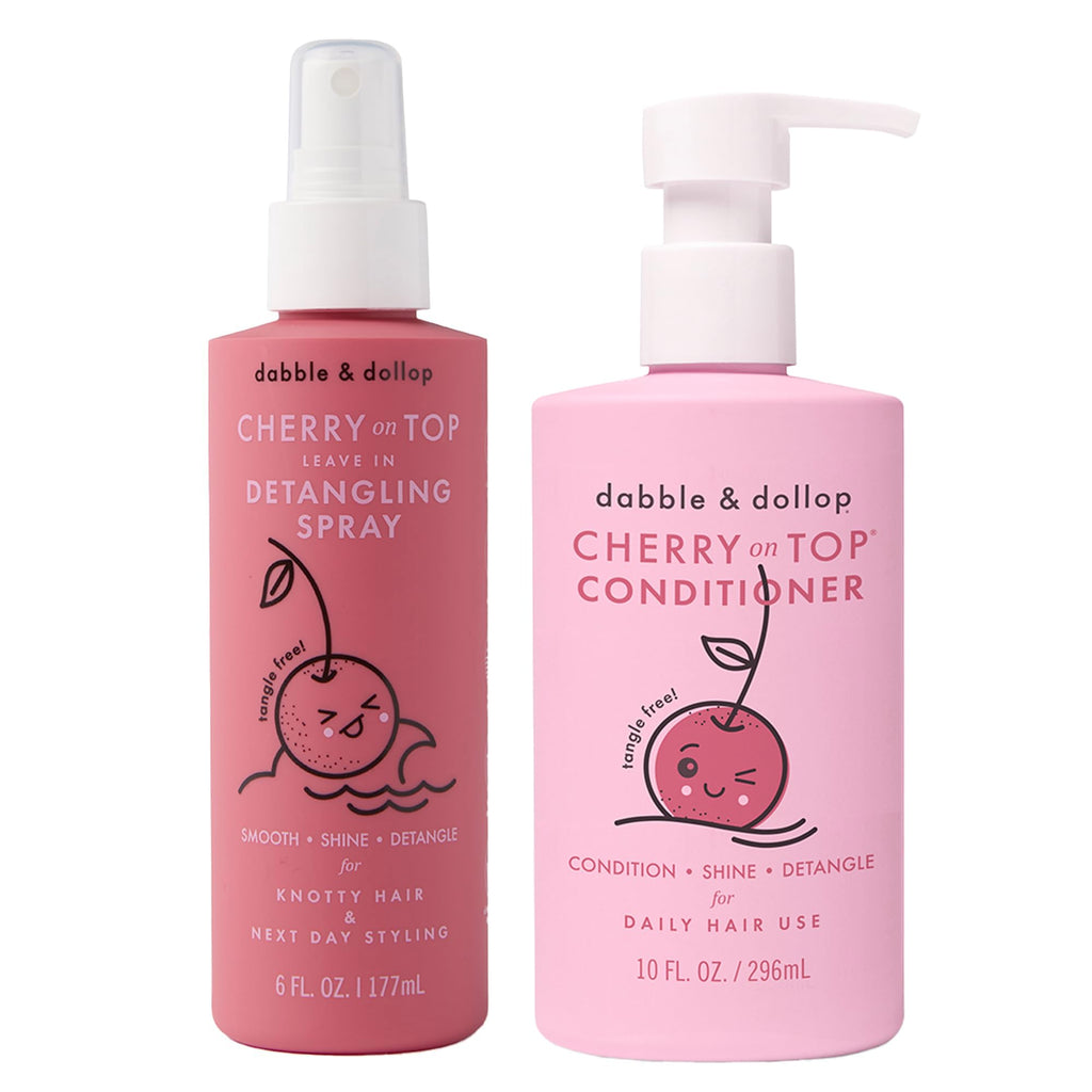 Kids Hair Conditioner & Leave-In Detangler Spray 2-Pack E4610