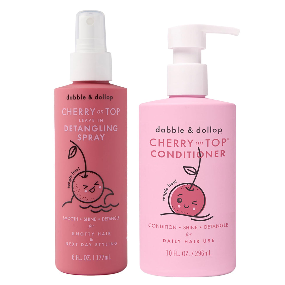 Kids Hair Conditioner & Leave-In Detangler Spray 2-Pack E4610