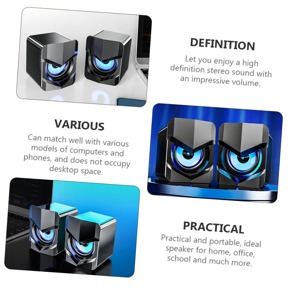 2 Pack USB Computer Speakers G4697