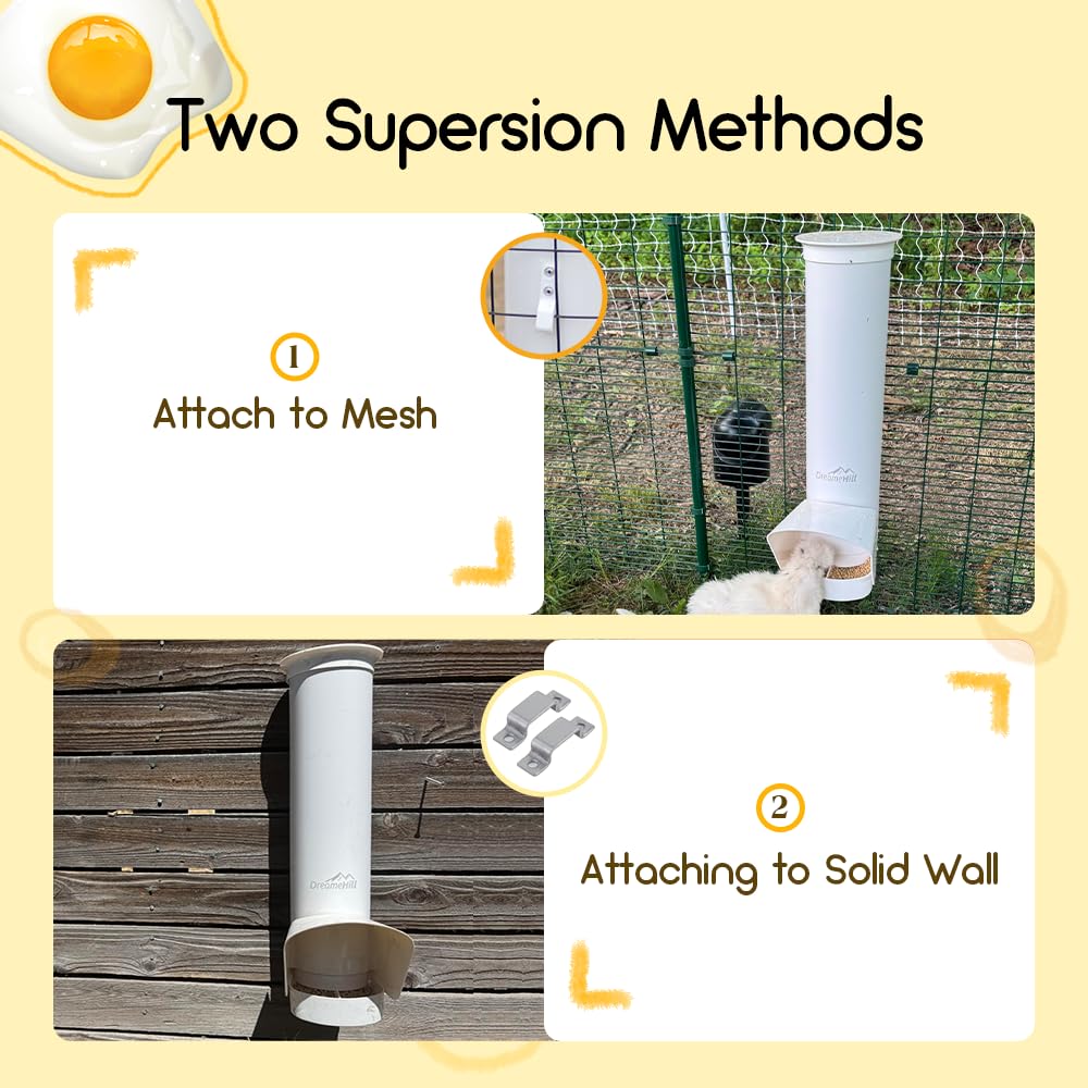 Automatic 7lb PVC Chicken Feeder U902