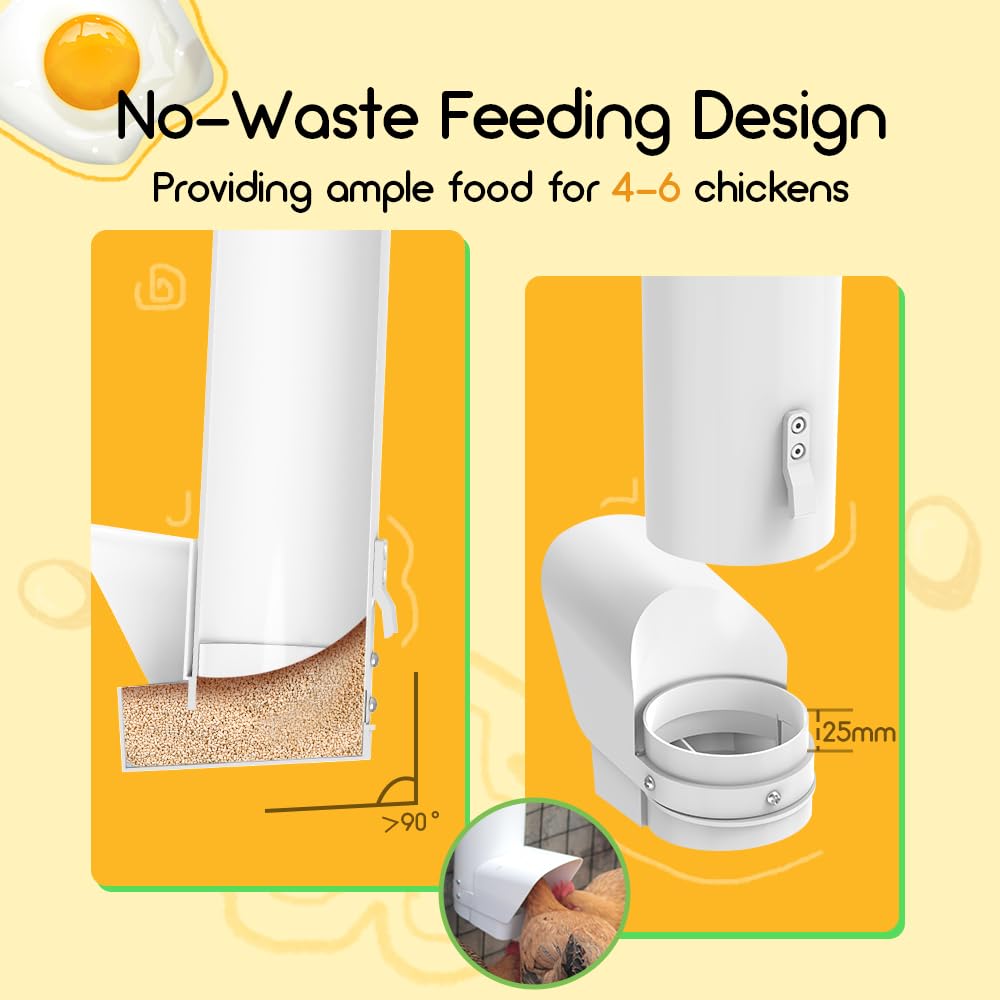 Automatic 7lb PVC Chicken Feeder U902