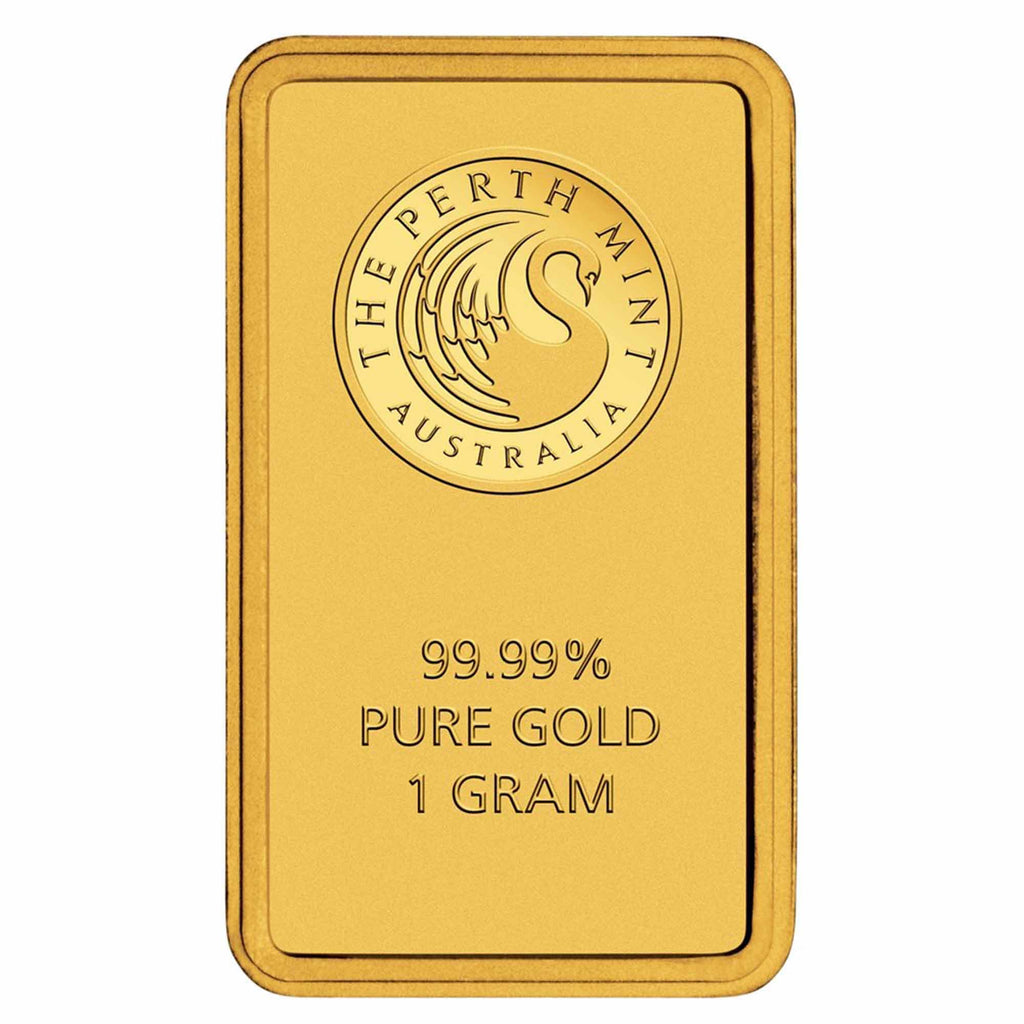 1 Gram Gold Bar with Assay B3992