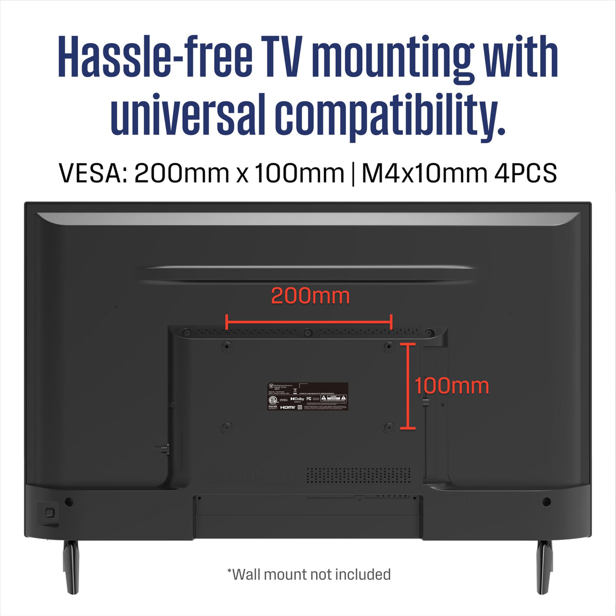 32-inch HD Smart Flat Screen TV with Voice Remote W794972