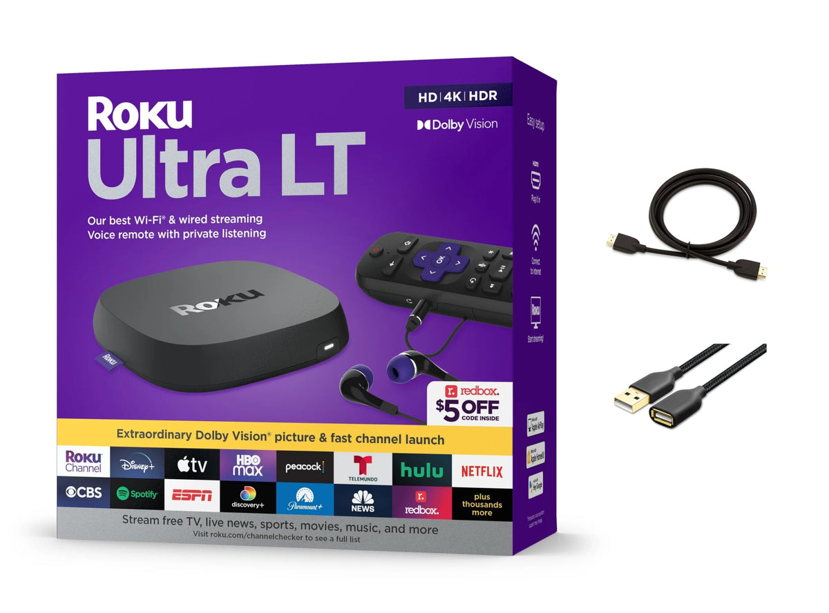 4K HDR Streaming Device with Voice Remote and HDMI Cable D48642