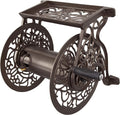 Cast Aluminum Wall Mount Hose Reel, Holds 125-Feet of 5/8-Inch Hose - Bronze B209