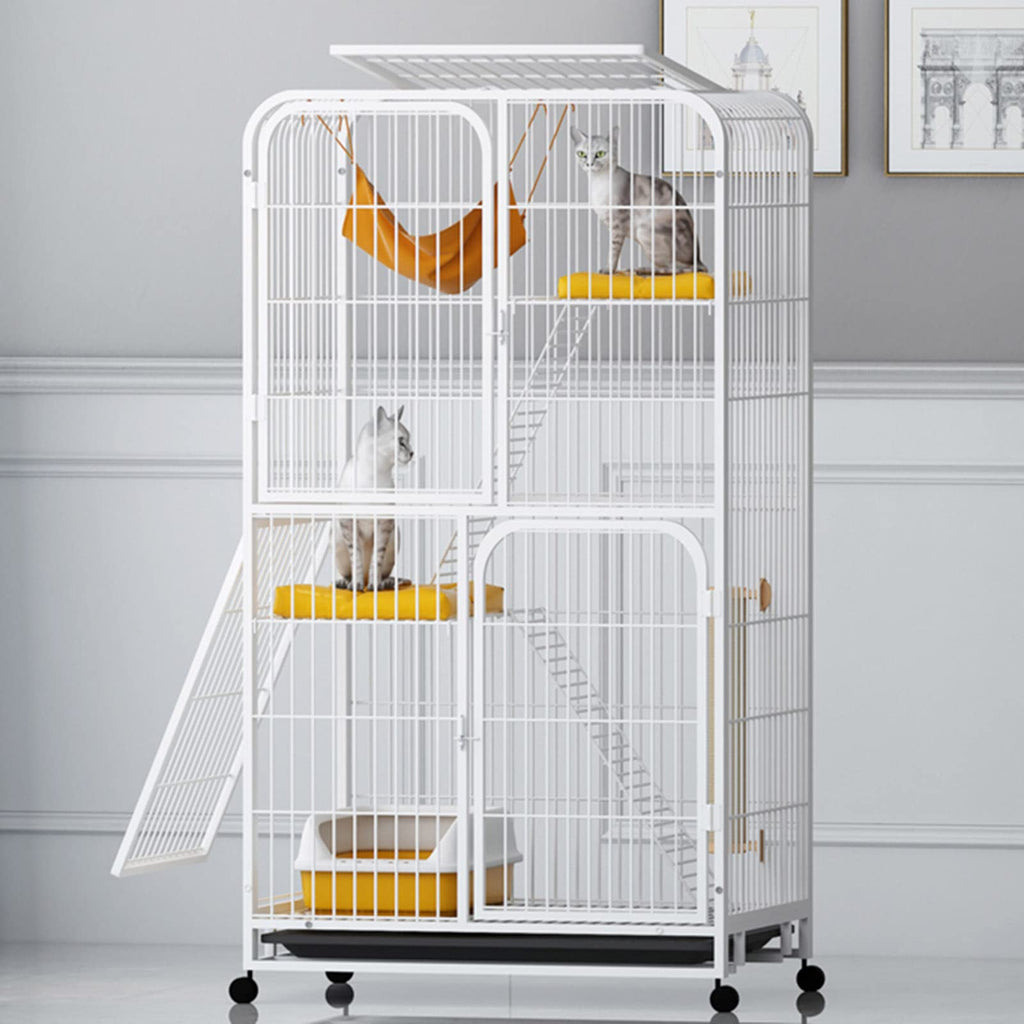 Large 3-Tier Metal Wire Cat Cage with Hammock M6708