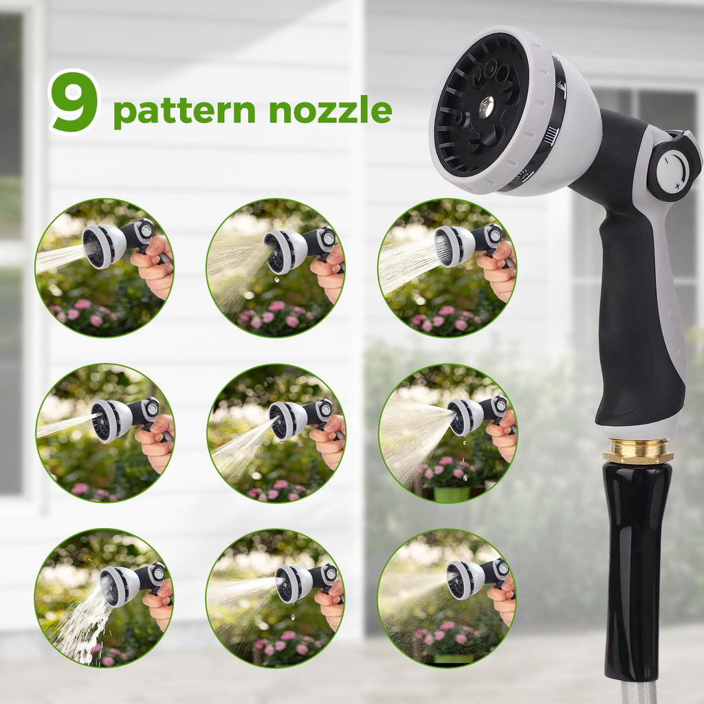 Retractable Garden Hose Reel 1/2 Inch x 100 ft Wall Mounted Z9640