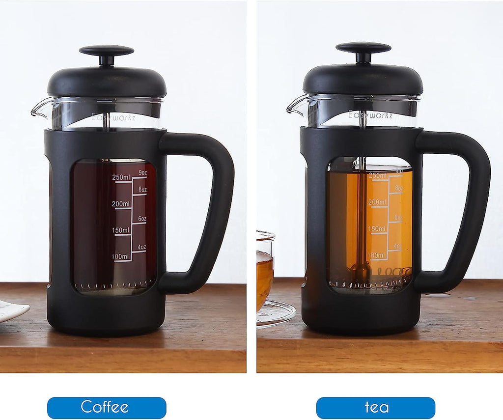 12 oz Stainless Steel French Press and Creamer Set F940