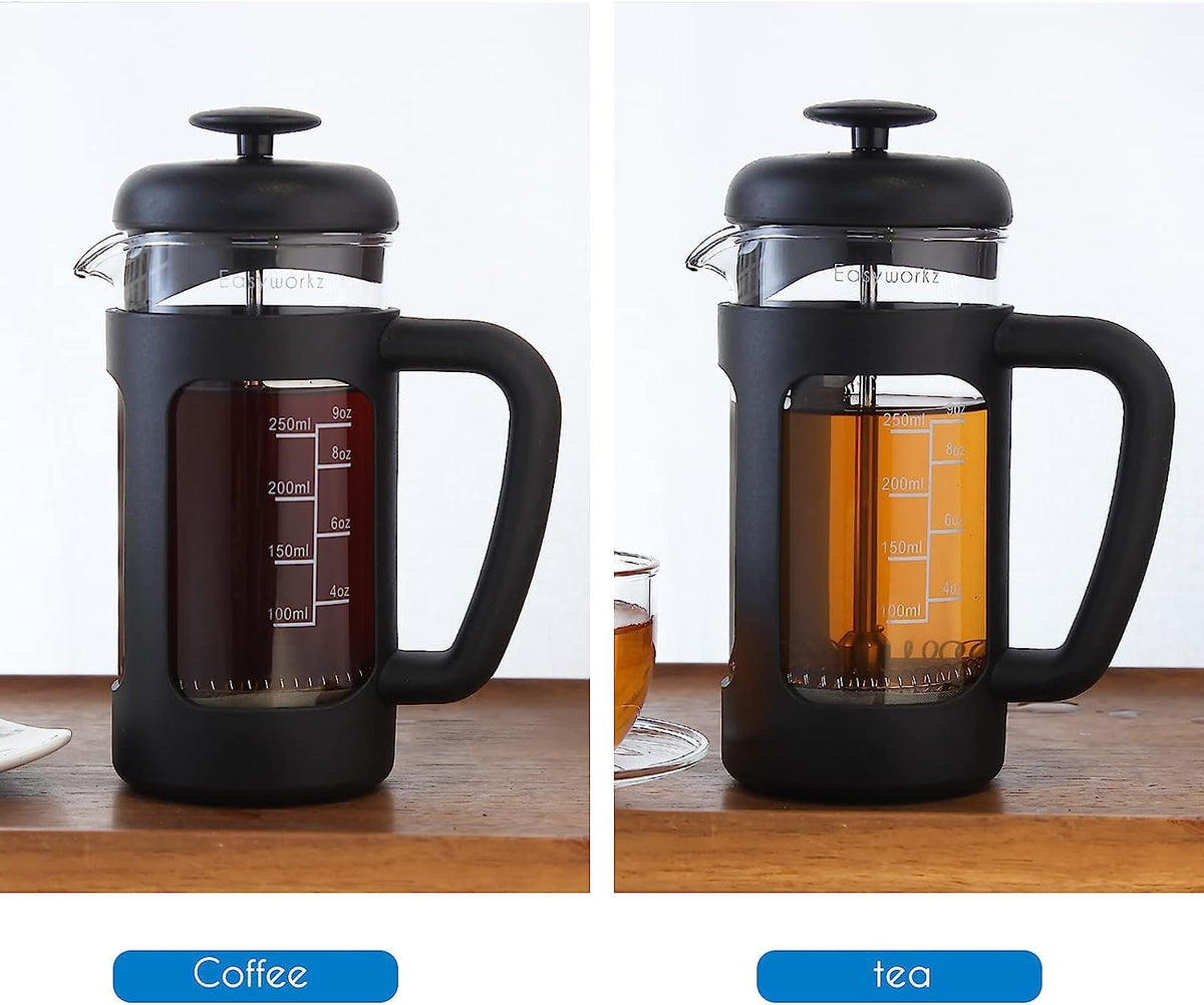 12 oz Stainless Steel French Press and Creamer Set F940