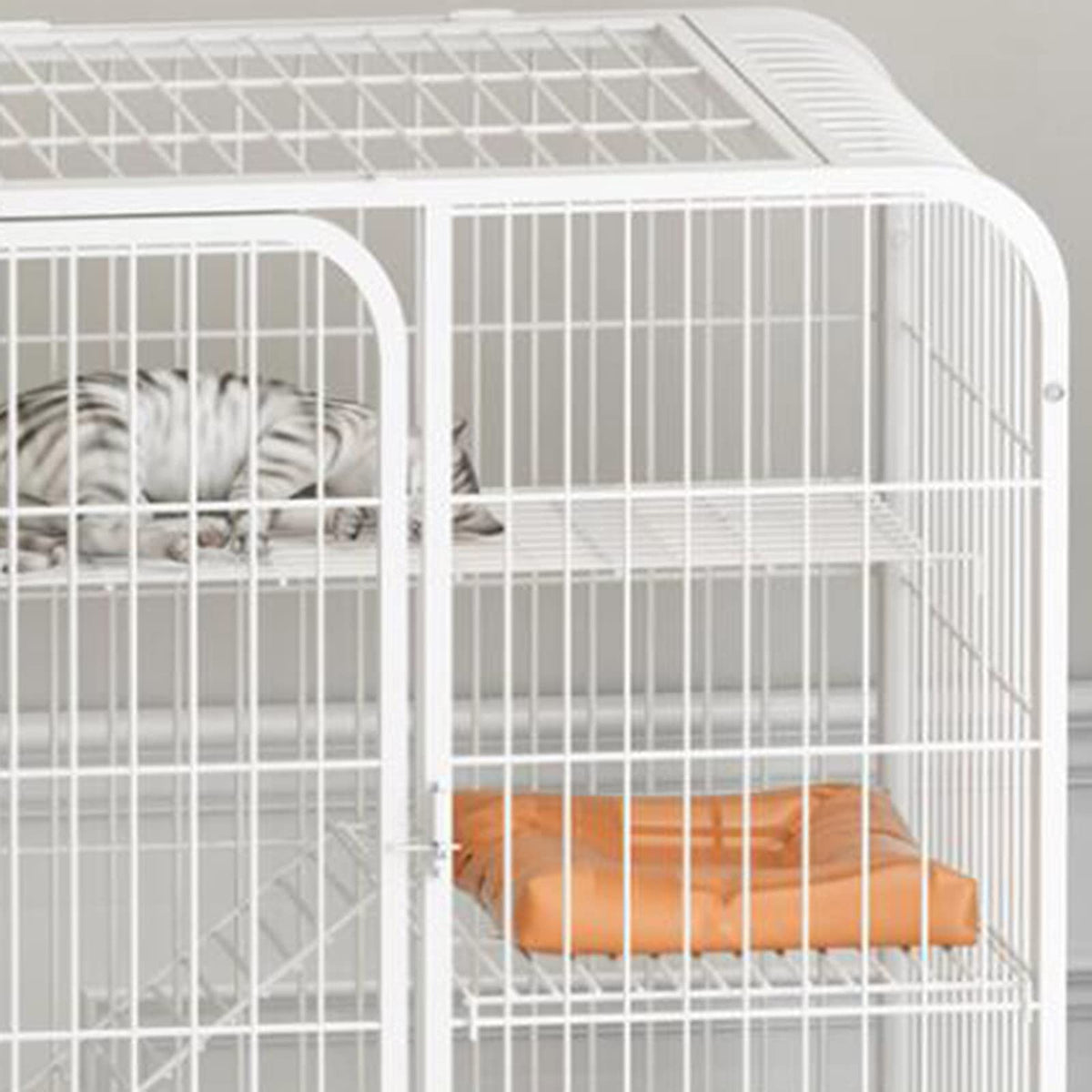 Large 3-Tier Metal Wire Cat Cage with Hammock M6708