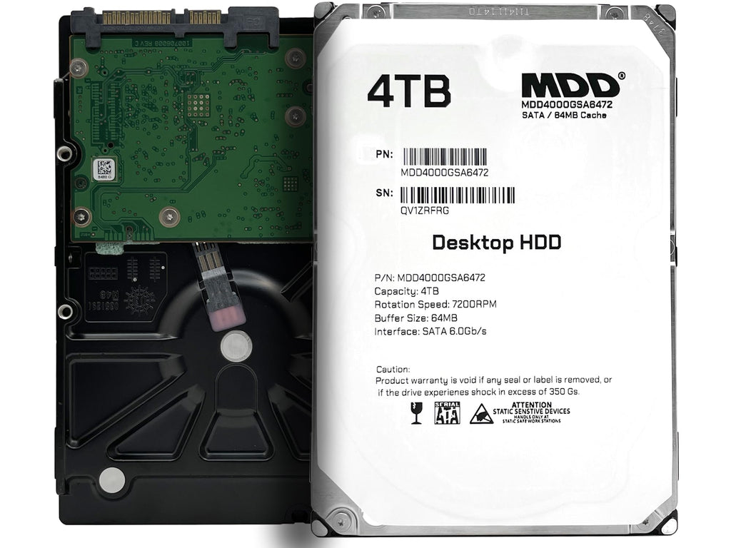 4TB 7200RPM 64MB Cache SATA 6.0Gb/s 3.5inch Internal Desktop Hard Drive W661