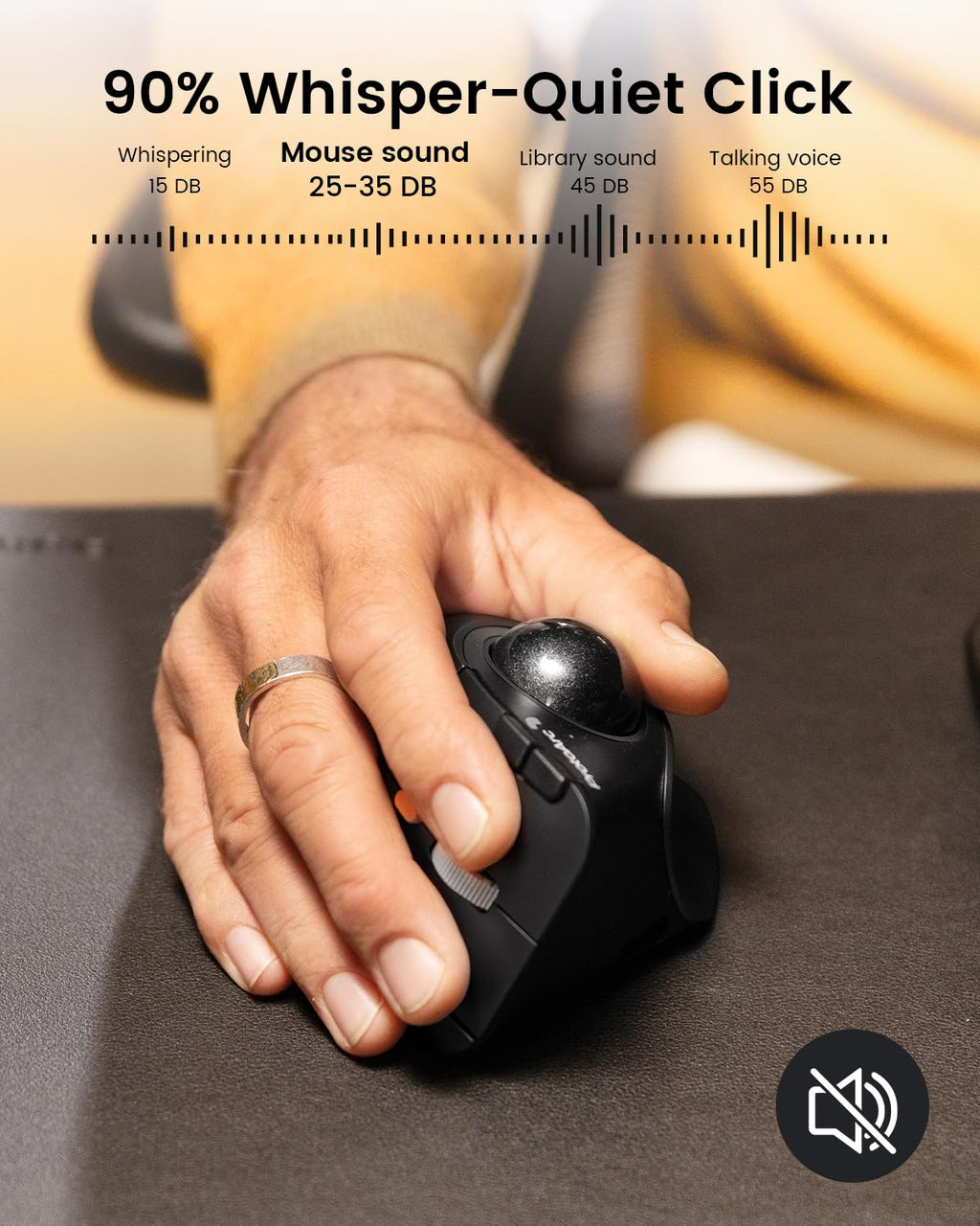 Wireless Vertical Trackball Mouse U228