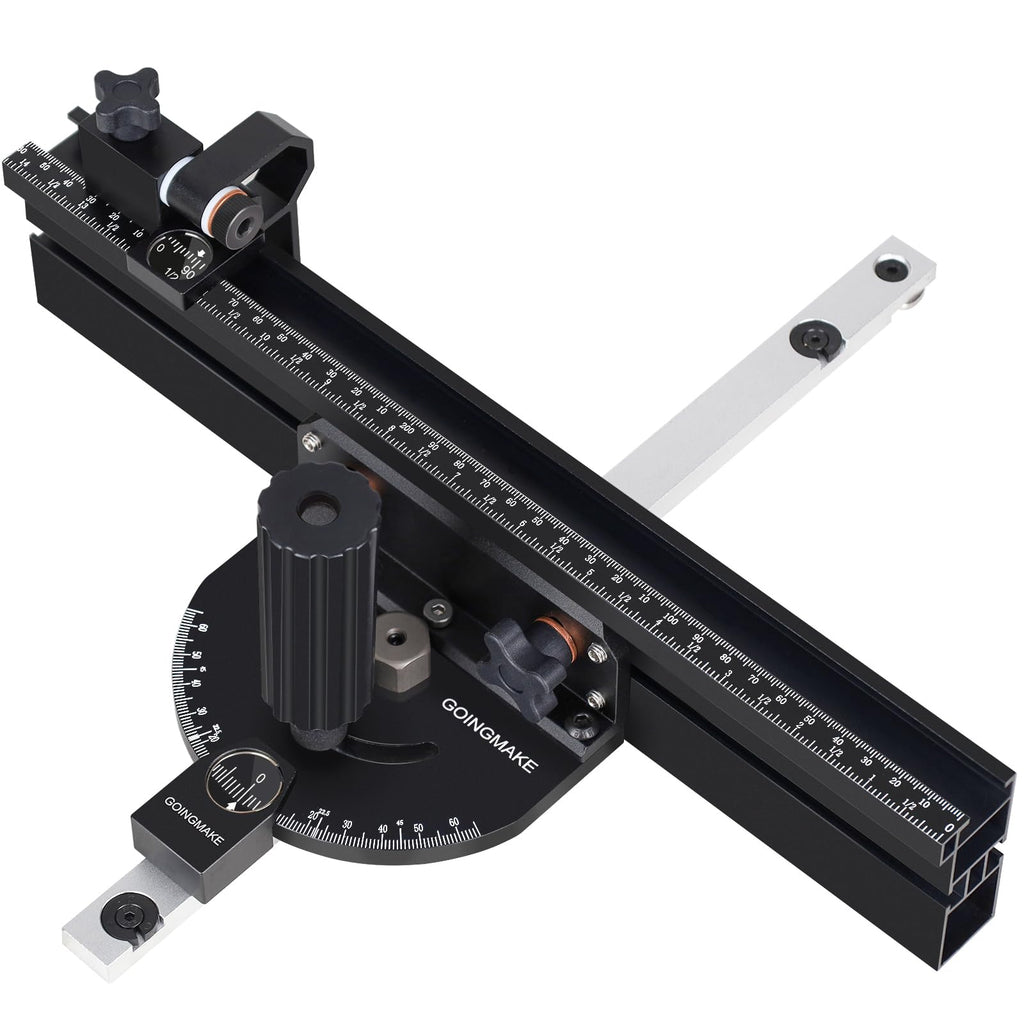 Compact Table Saw Miter Gauge with 14 Inch Fence U317518