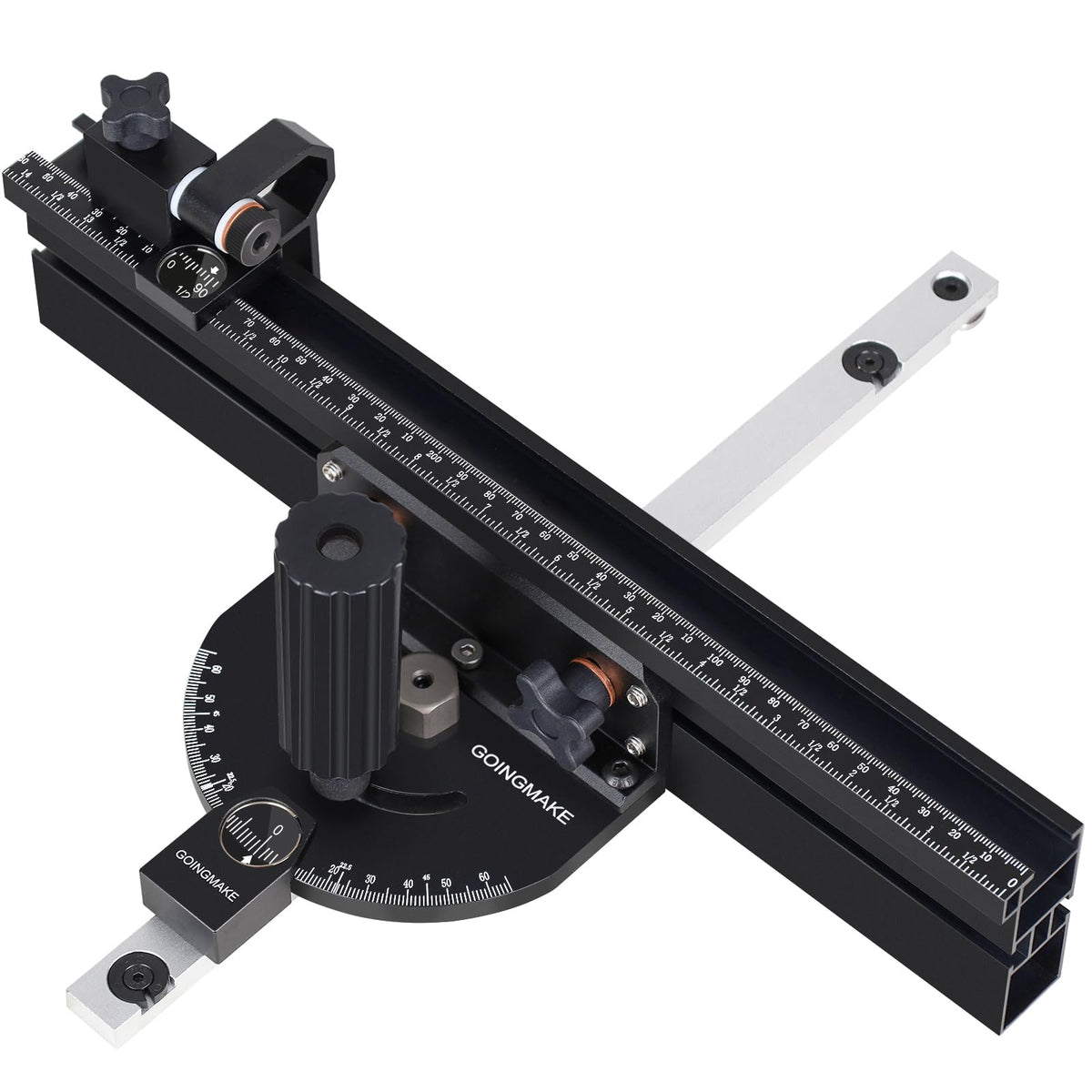 Compact Table Saw Miter Gauge with 14 Inch Fence U317518