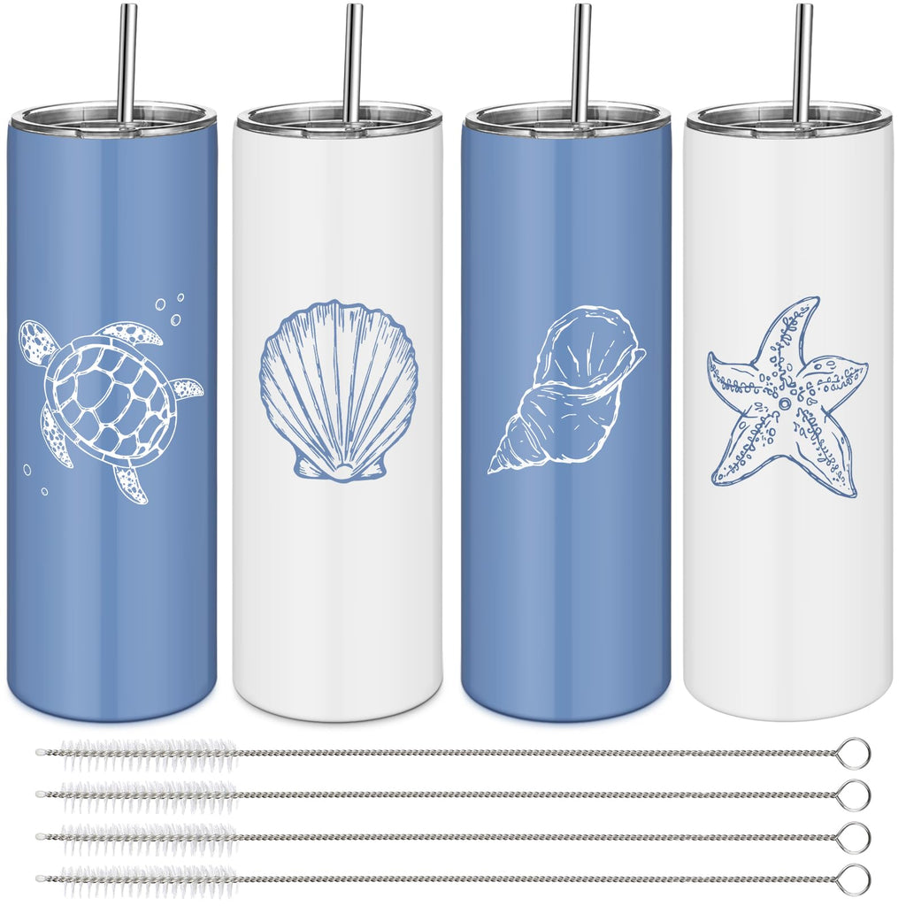 4 Pack Insulated Stainless Steel Tumblers U908123