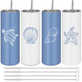 4 Pack Insulated Stainless Steel Tumblers U908123