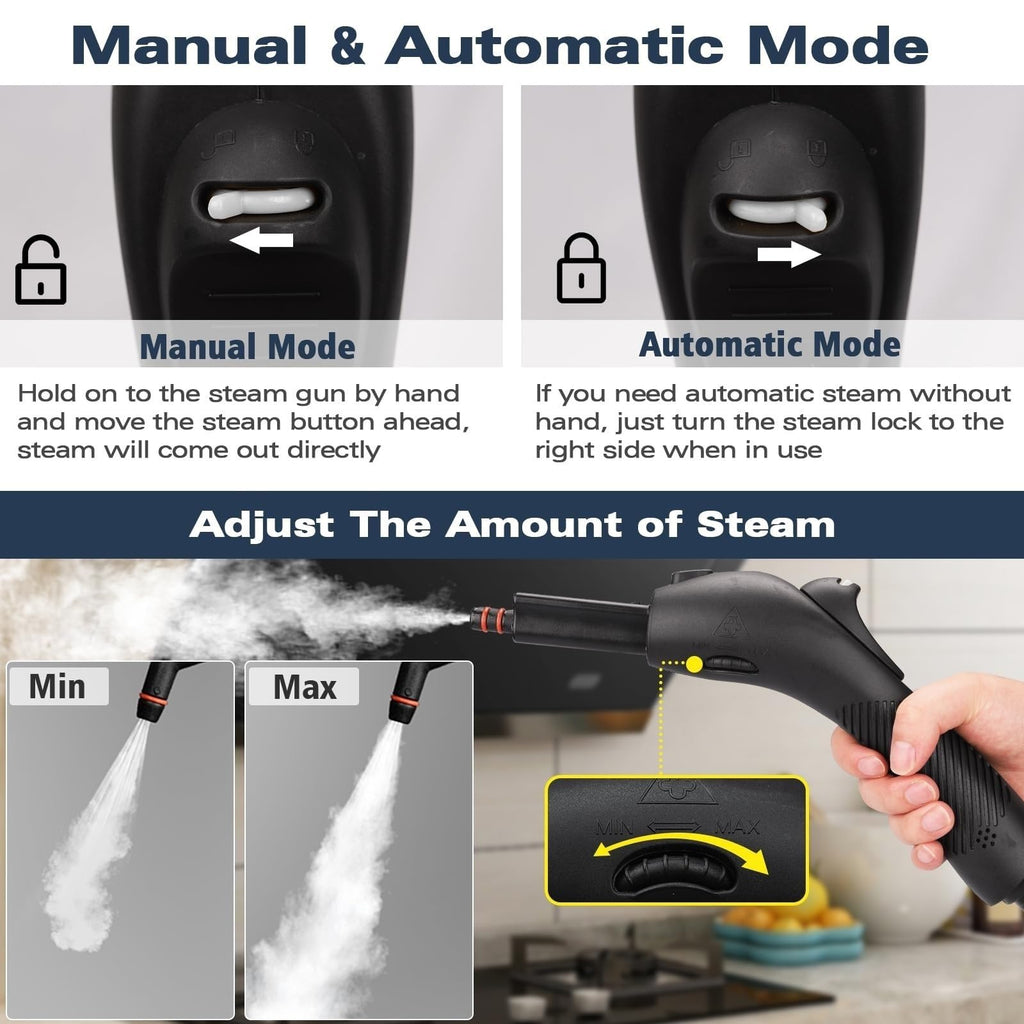 4.5 Bar 300°F Steam Cleaner H9408