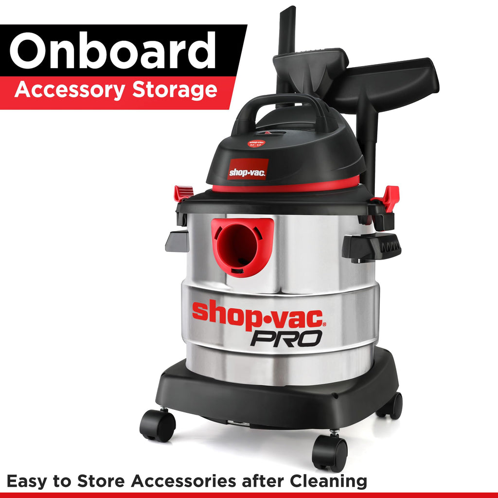 5 Gallon Stainless Wet/Dry Vac Blower U635