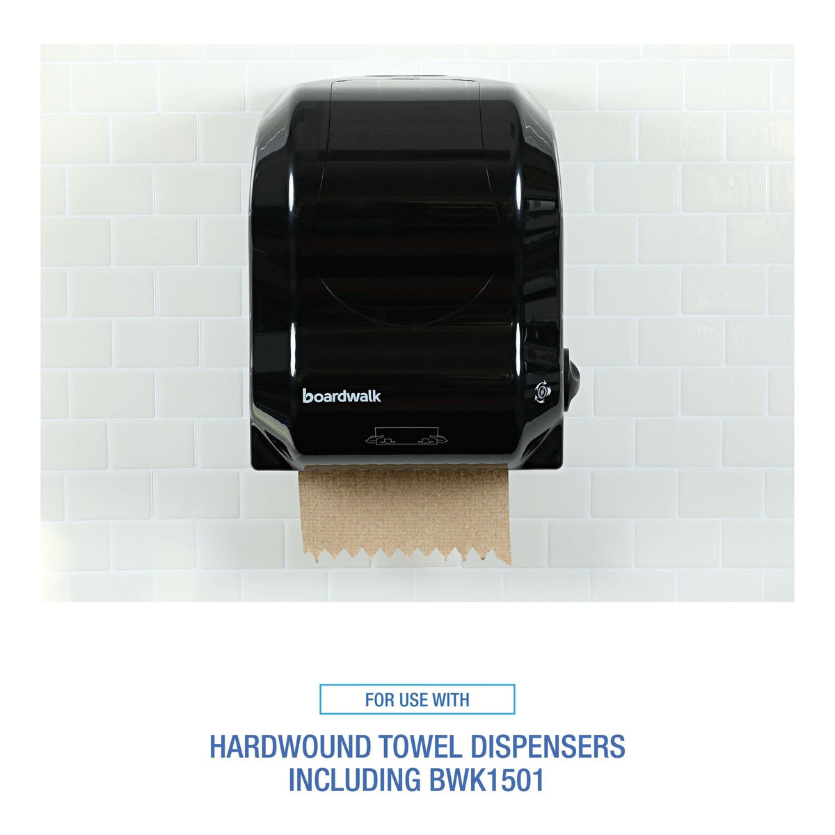 Hardwound Paper Towels, 6 Rolls, 1-Ply, 8" x 800 ft, Natural U511
