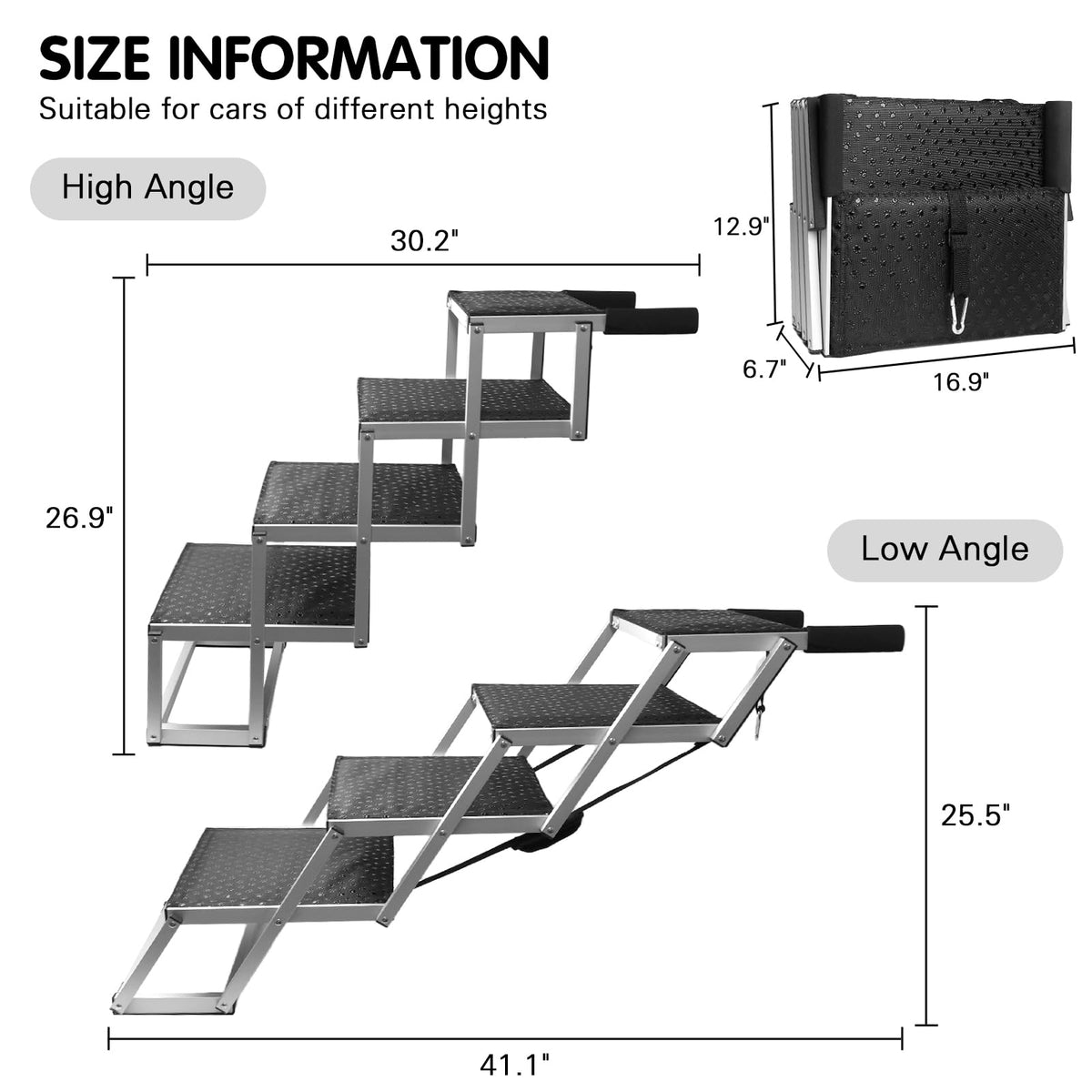 4-Step Non-Slip Pet Stairs R75104
