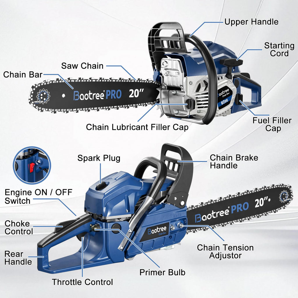 20 & 24 Inch Gas Chainsaw H168