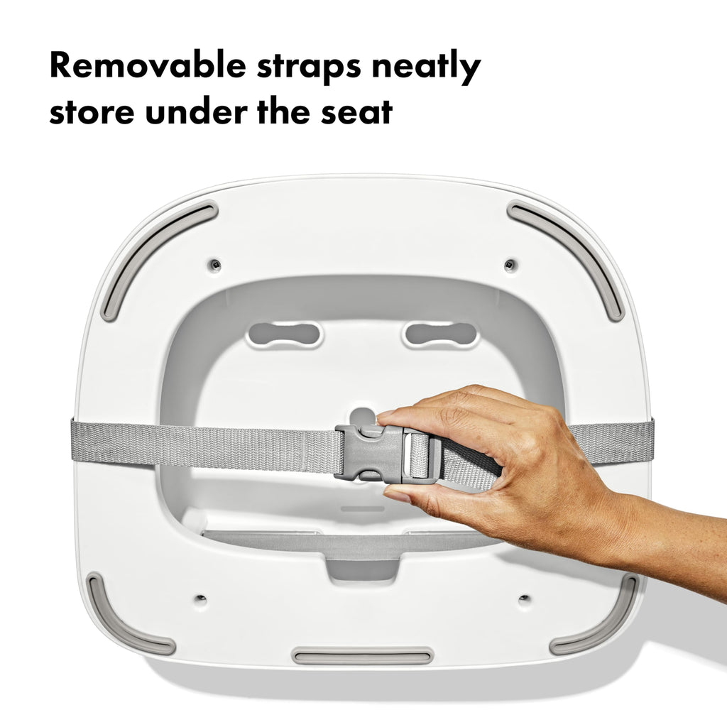 Gray Toddler Booster Seat with Removable Cushion B7041