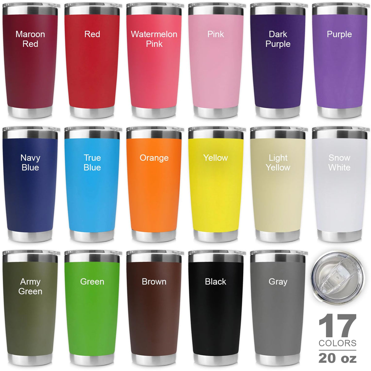 20 oz Stainless Steel Insulated Tumbler Q779