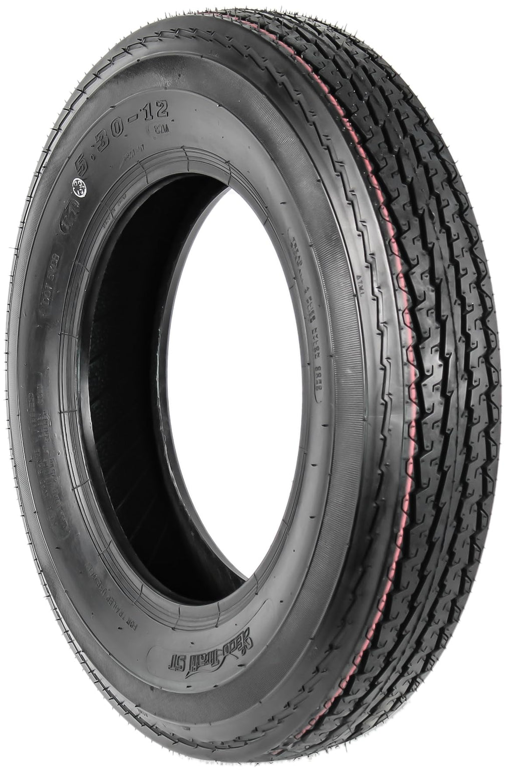 2-Pack 5.30-12 12 Inch 6-Ply Bias Trailer Tire Q1876